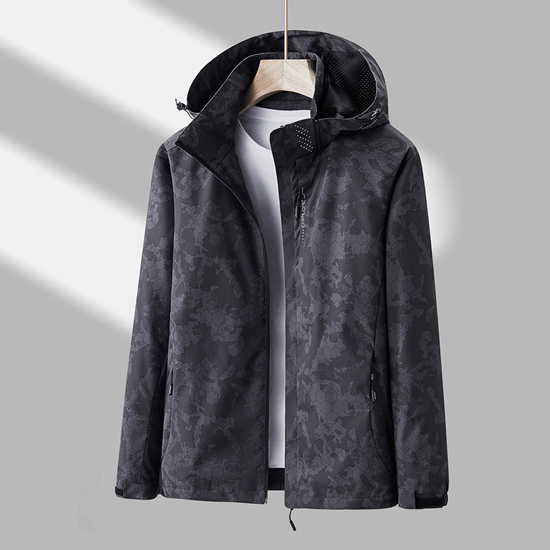 Daly - Unisex-Windjacke mit Aufdruck