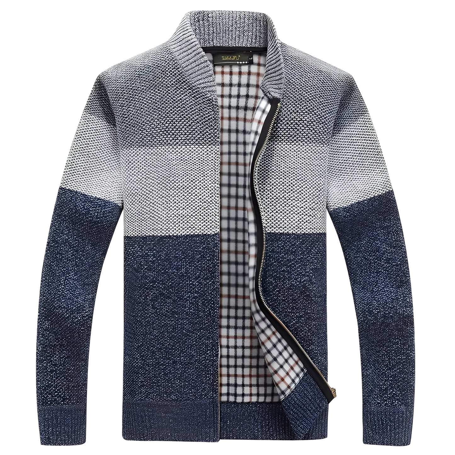 Shaw - Klassische Strickjacke mit Futter für Herren