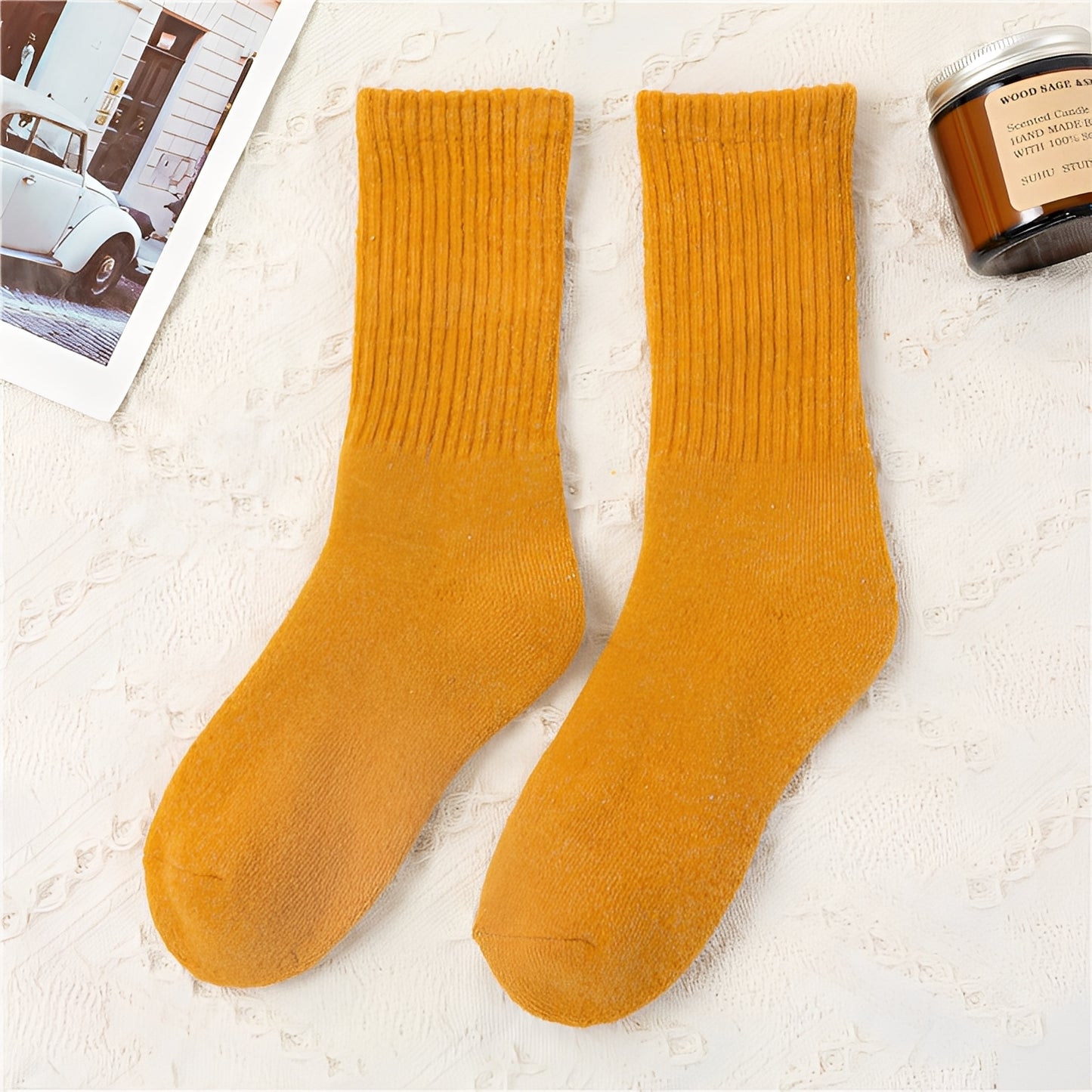 Carmella - Lässige Unisex-Socken, warm und dick