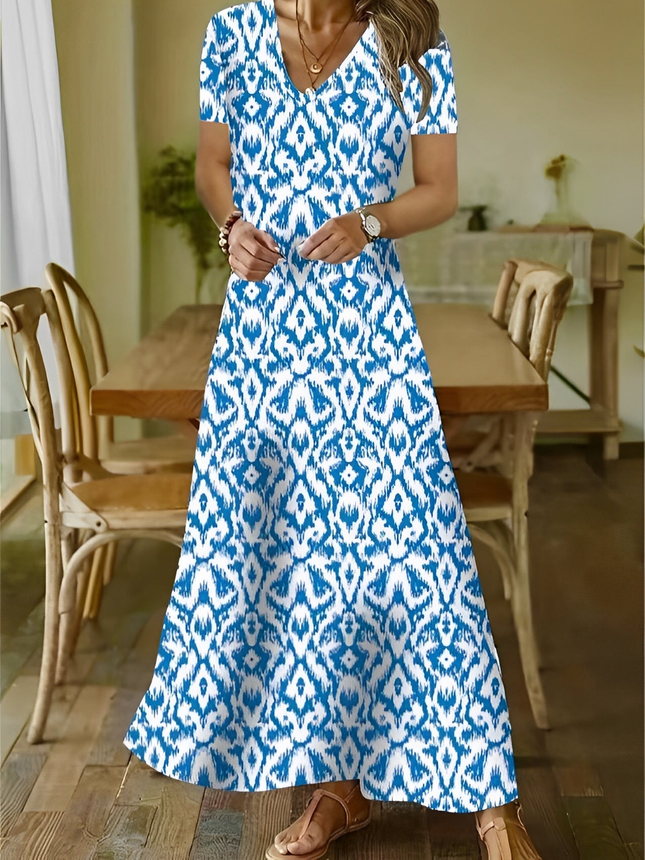 Noelene - Stilvolles langes Maxikleid für Damen