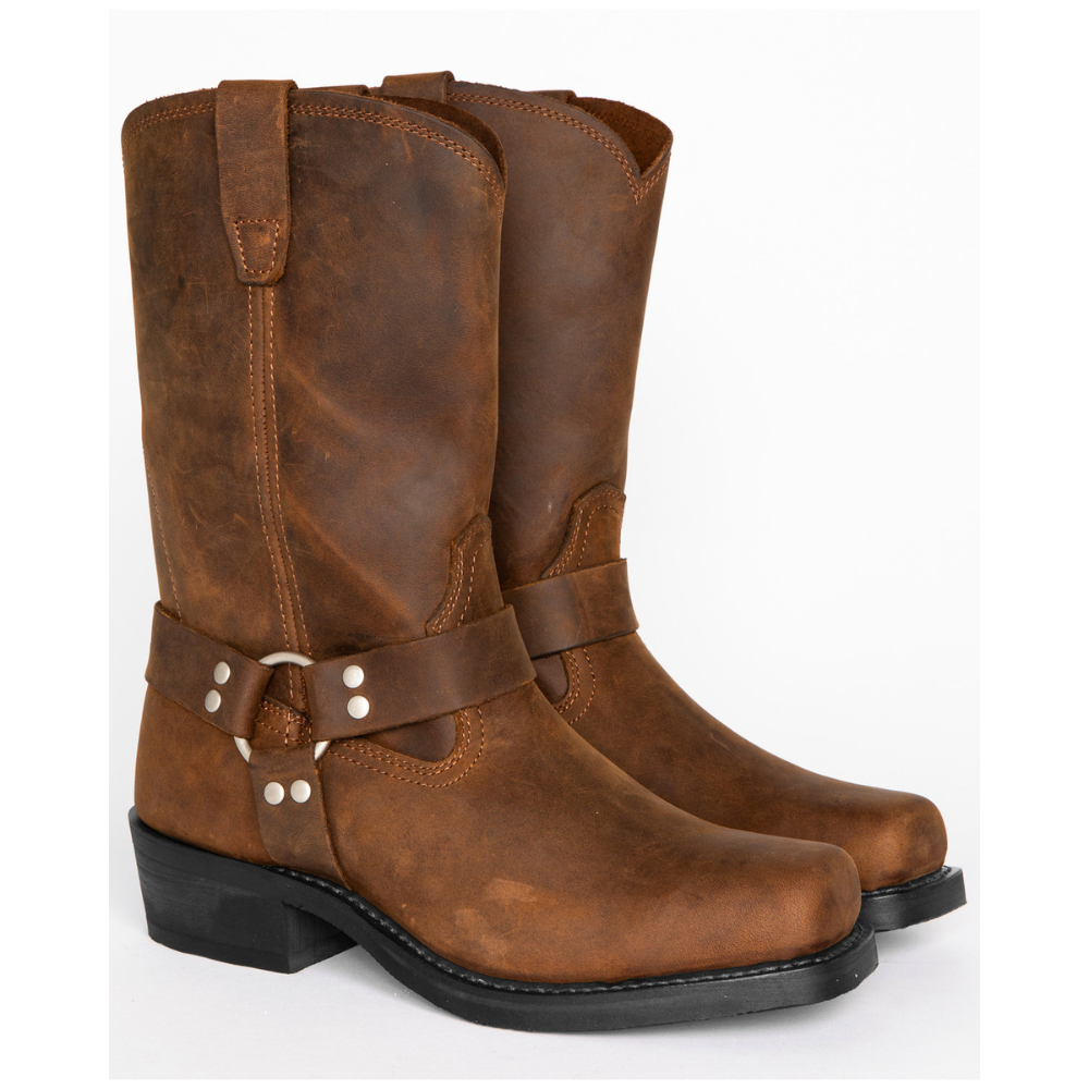 Crofton - Lässige Leder-Cowboystiefel für Herren