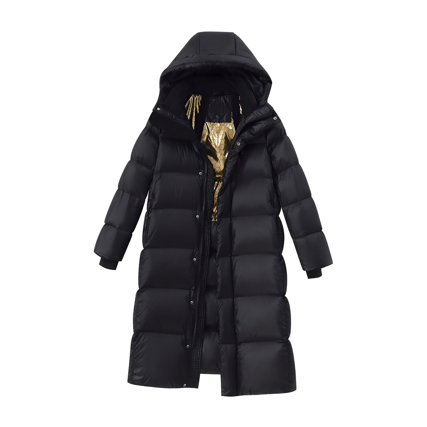 Mildred - Lässige lange Daunenjacke für Damen