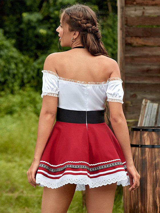 Ophelia - Schulterfreies Festkleid für Frauen zum Oktoberfest