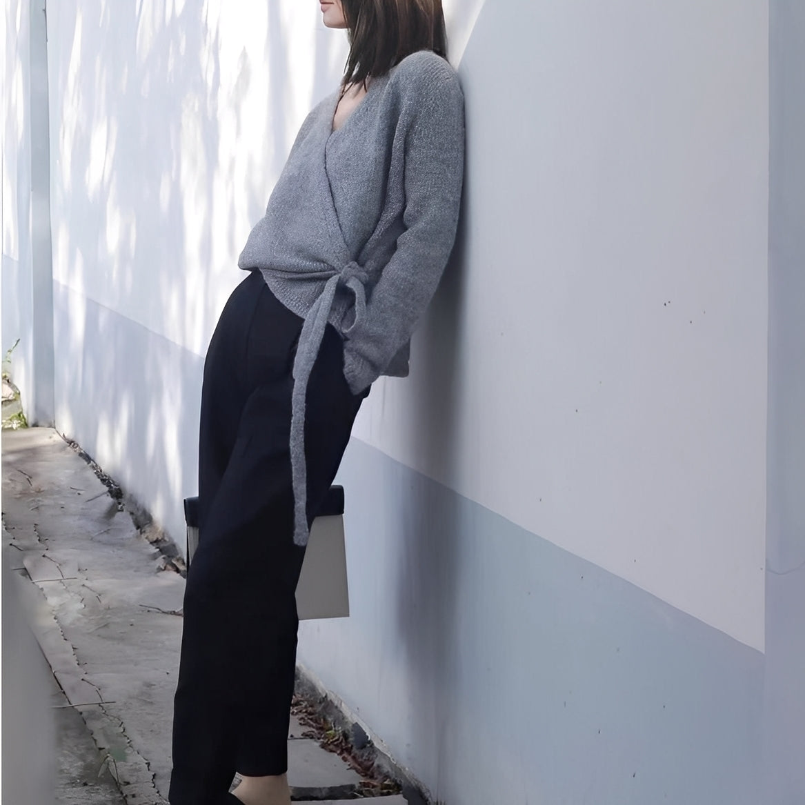 Eleanore - Stilvoller asymmetrischer Pullover für Damen