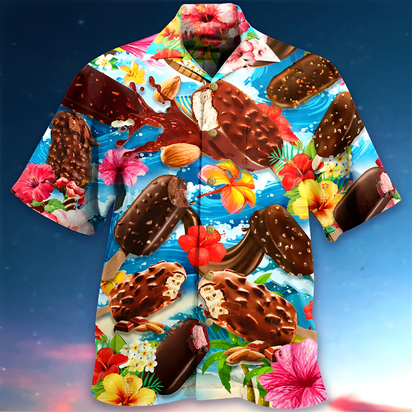 Paul - Bequemes Sommerhemd mit Print für Herren