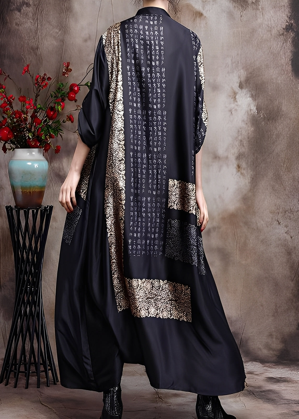 Collins - Stilvolles langes Kleid mit Print für Damen
