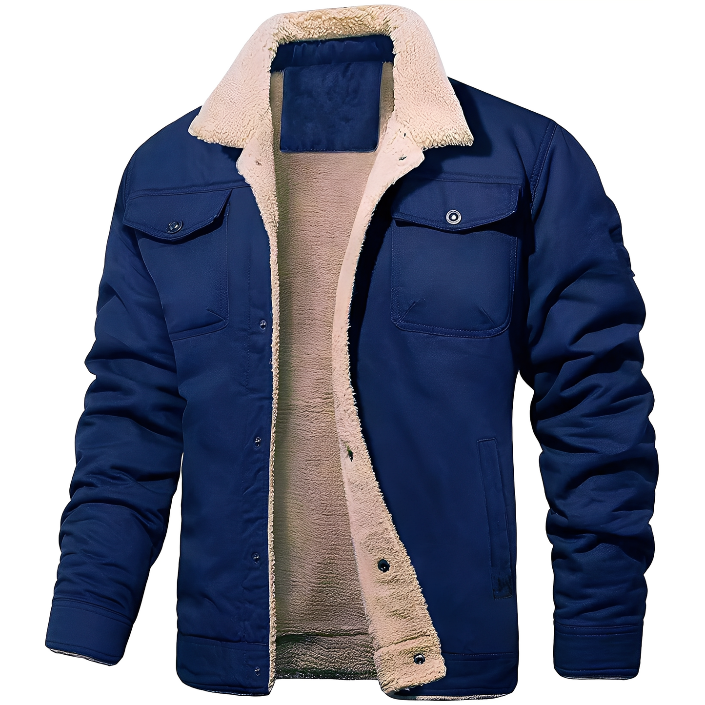 Dillon - Lässige Jacke aus Fleece-Twill für Herren