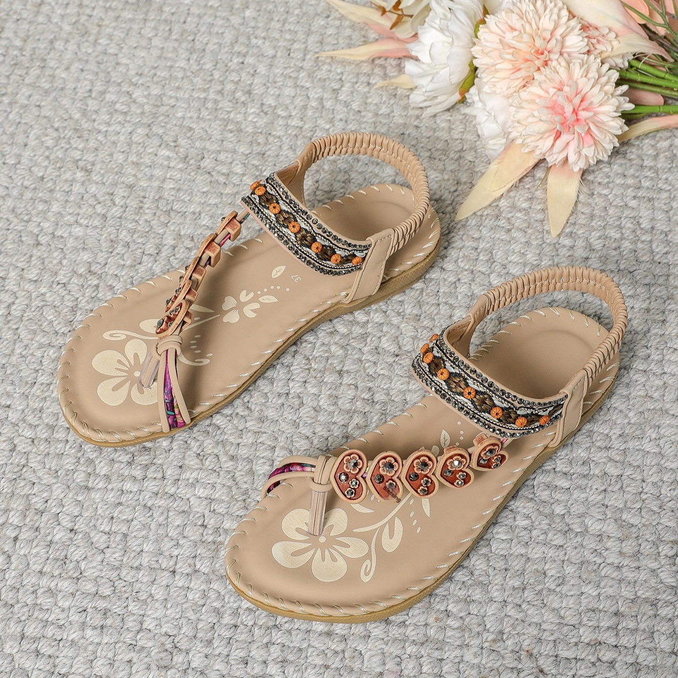 Nichole - Gemütliche Boho-Sandalen für Frauen