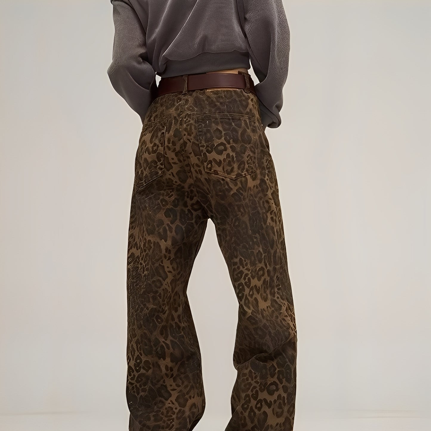 Felecia - Stilvolle bedruckte Baggy-Jeans für Damen