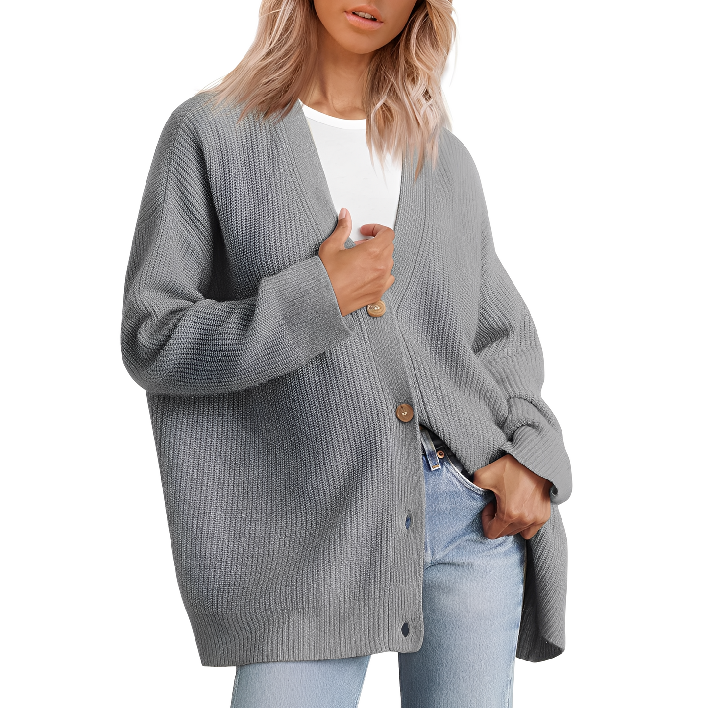 Christal - Lässiger Oversize-Cardigan für Damen