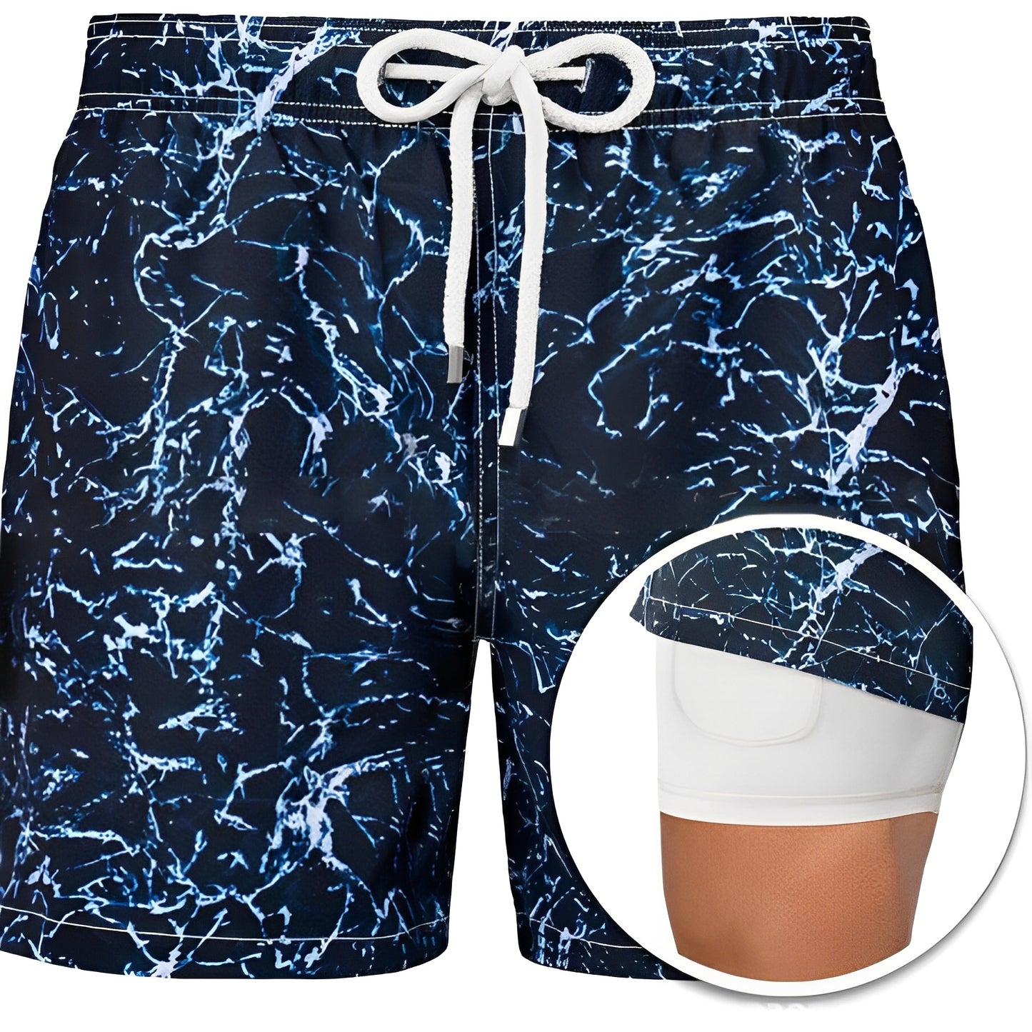 Edric - Stilvolle bedruckte Badeshorts für Herren