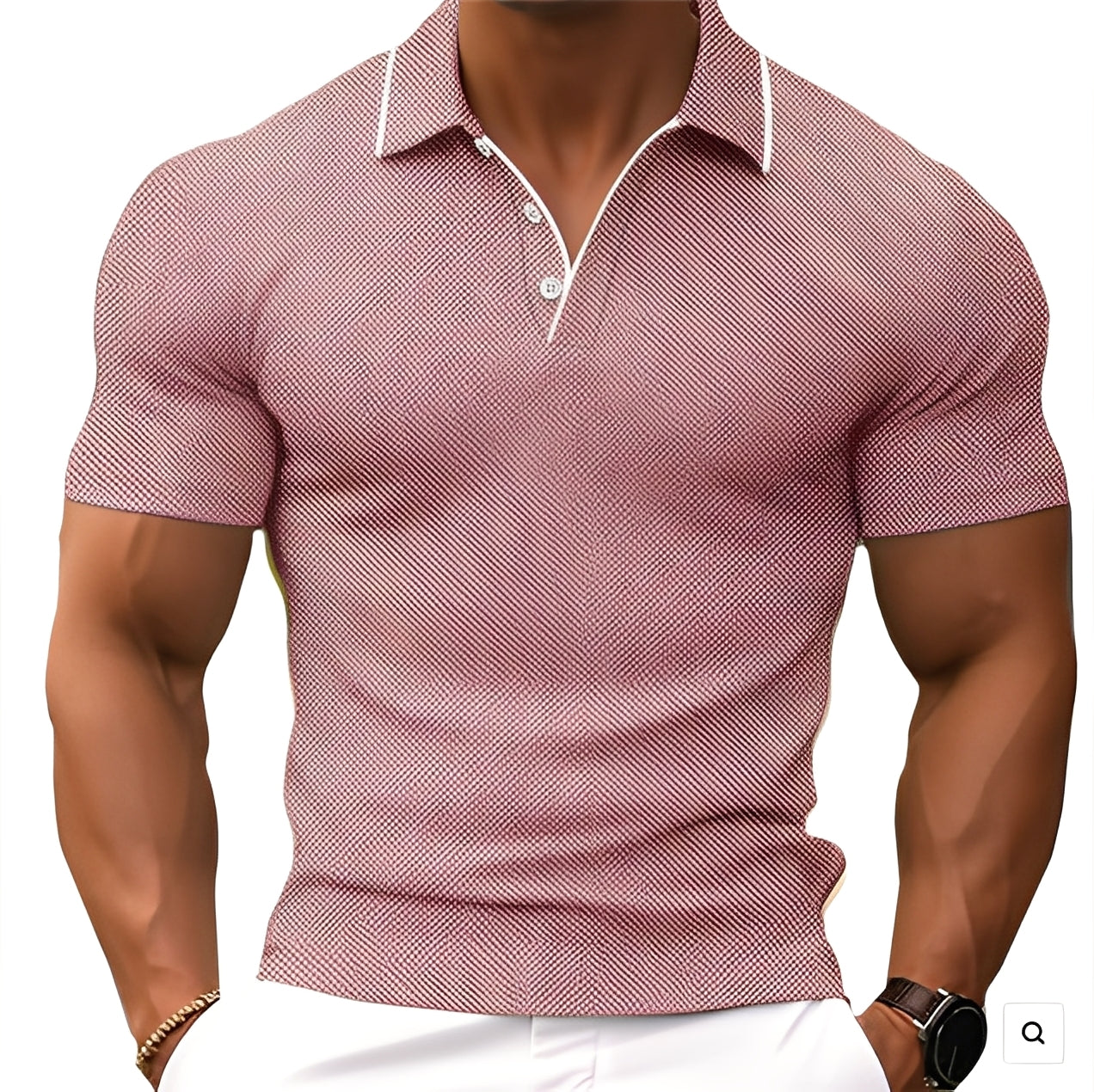 Florence - Lässiges Poloshirt mit Knöpfen für Herren