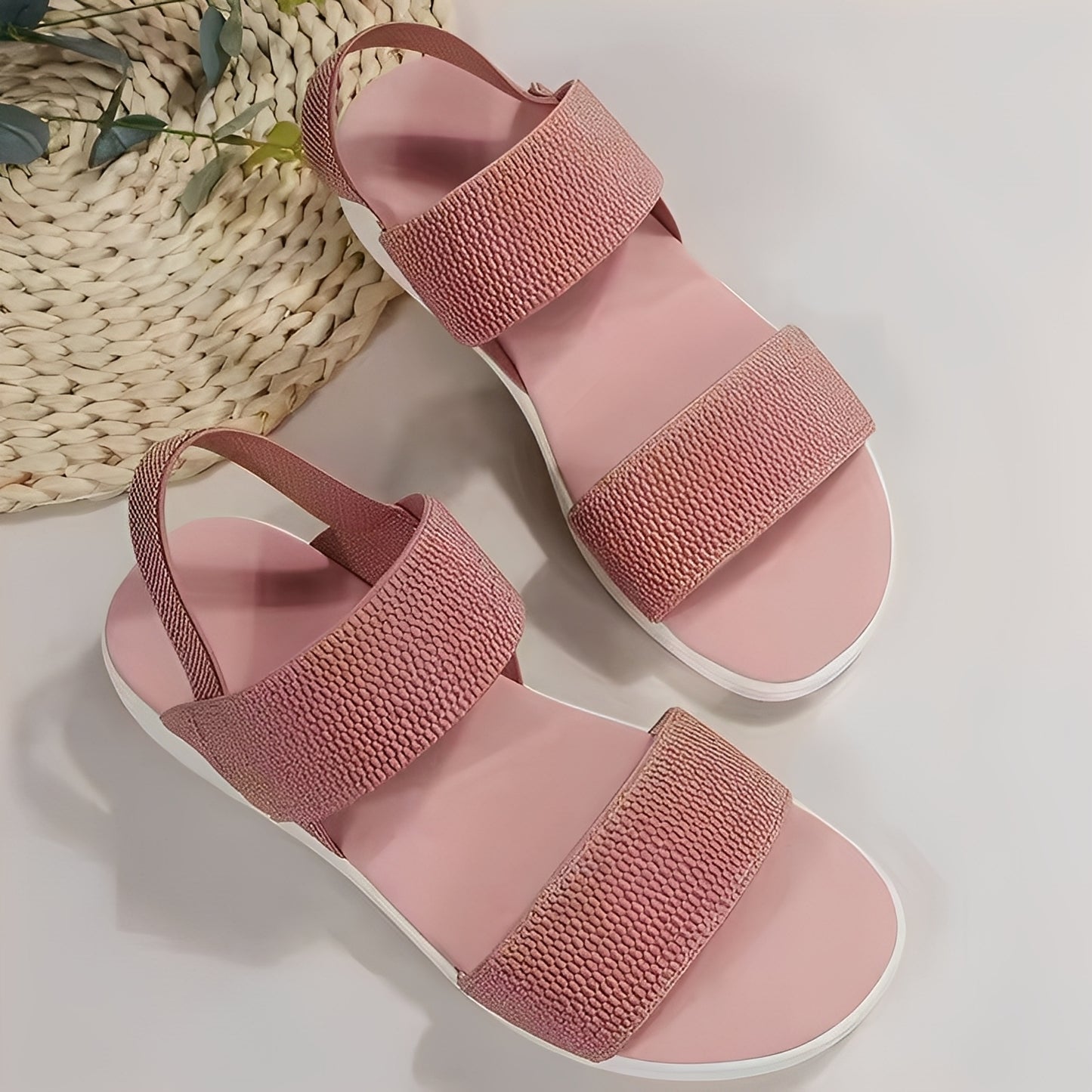 Jessika - Lässige flache Sandalen aus Flyknit für Damen