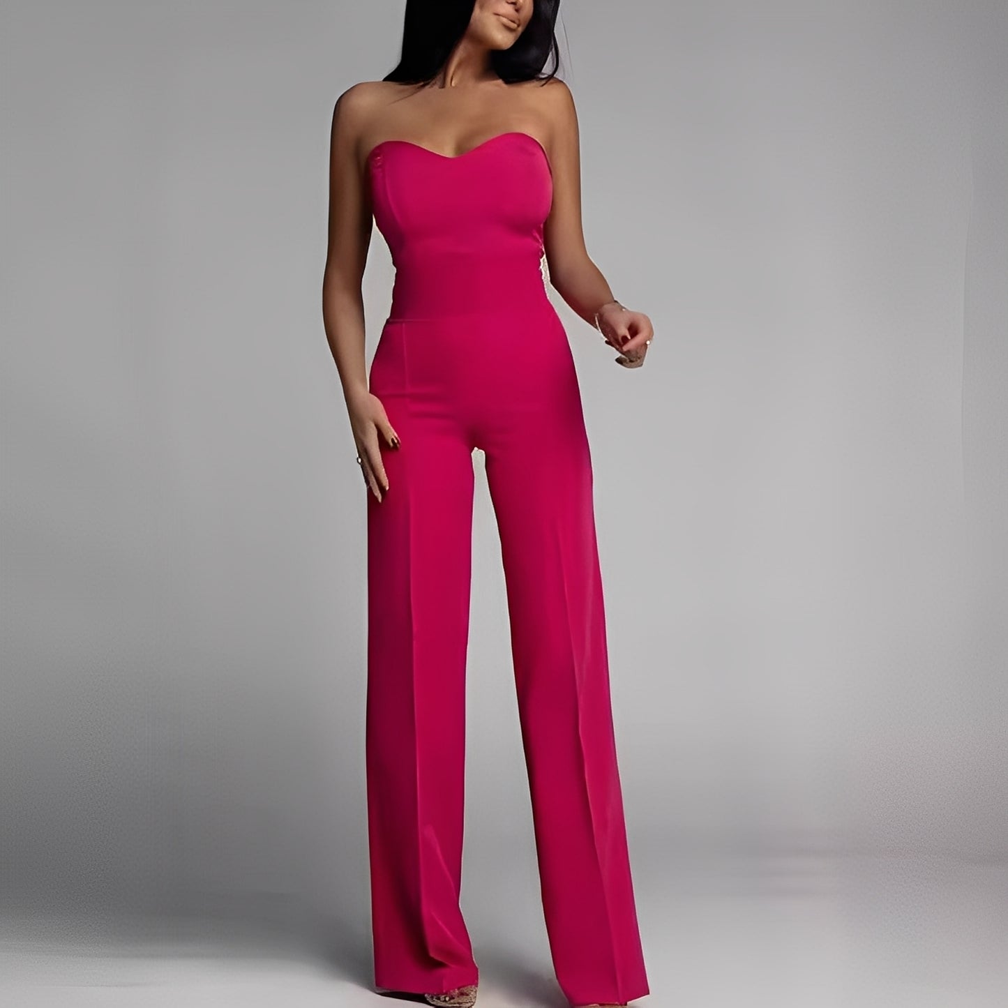 Briley - Eleganter, formeller, trägerloser Jumpsuit für Damen
