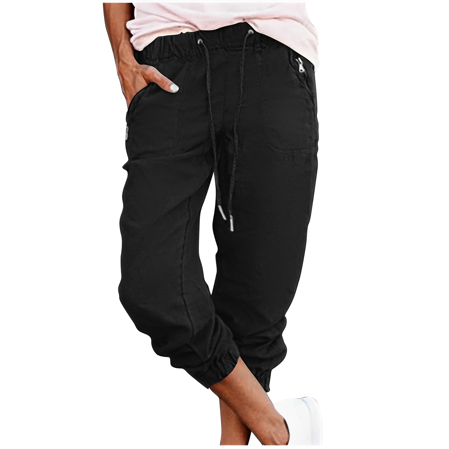 Evalyn - Stilvolle elastische Cargohose für Damen