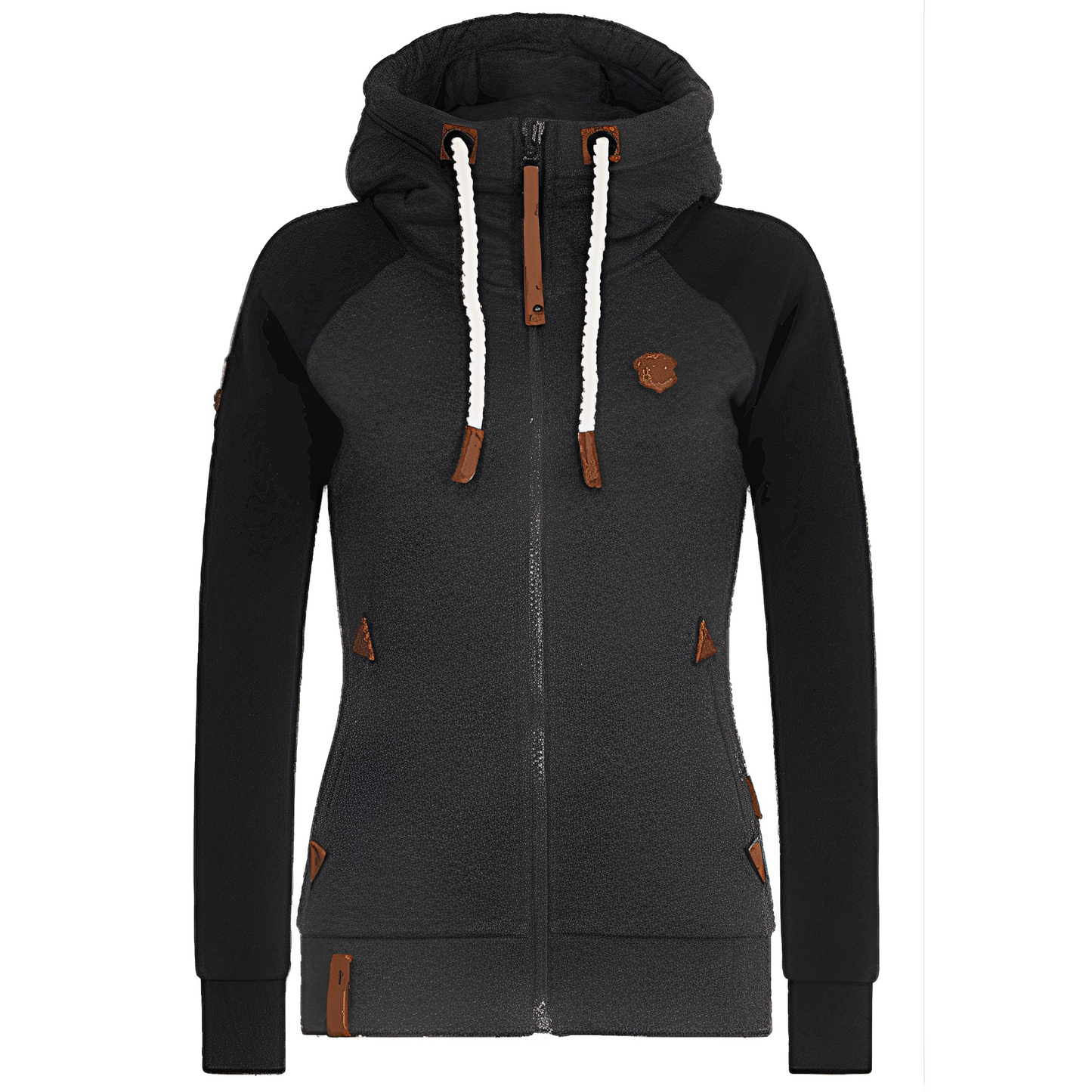Elinor - Bequemer Kapuzenpullover mit Reißverschluss für Damen
