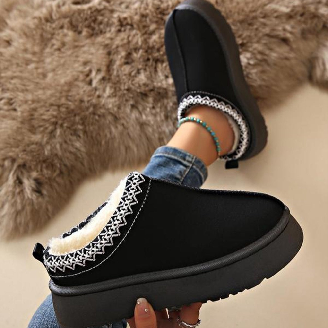 Audrey – Schneestiefel Mode Stil Plateau
