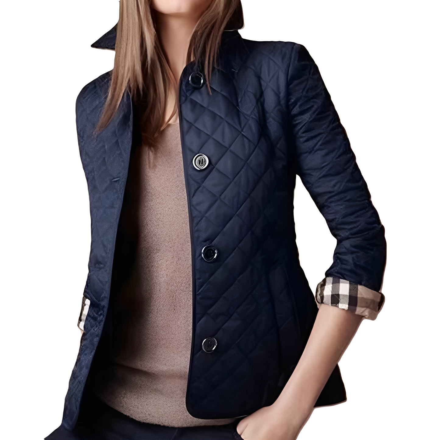 Meryl - Warme, schmal geschnittene Jacke für Damen