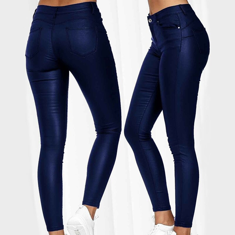 Dina – Stretch-Kunstlederhose
