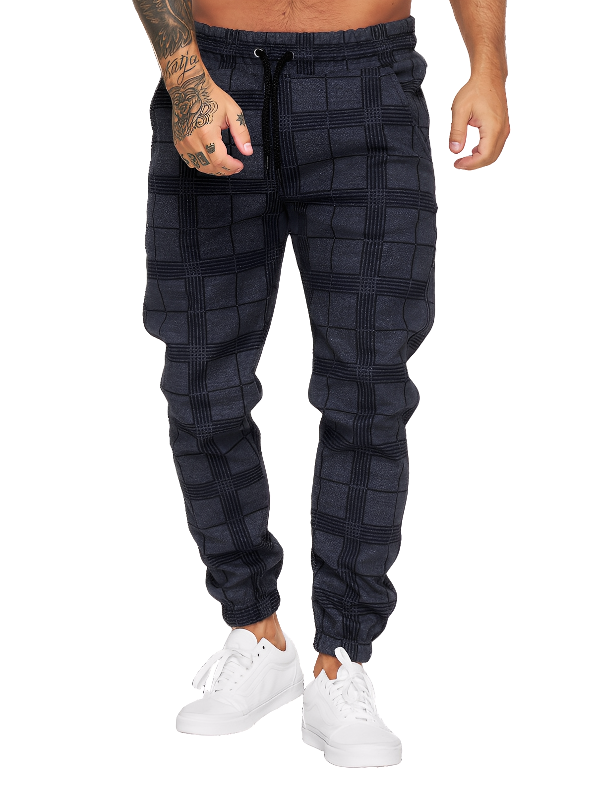 Colbert - Lässige, locker sitzende Karohose für Herren