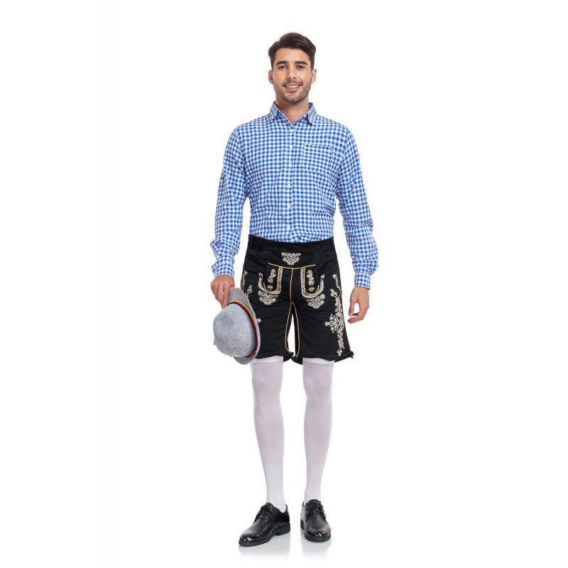 Jaxson - Klassisches kariertes Oktoberfest-Hemd für Herren