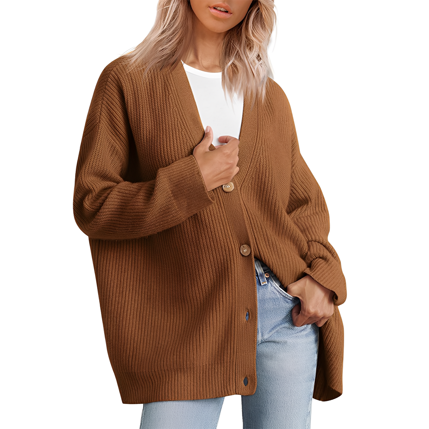 Christal - Lässiger Oversize-Cardigan für Damen