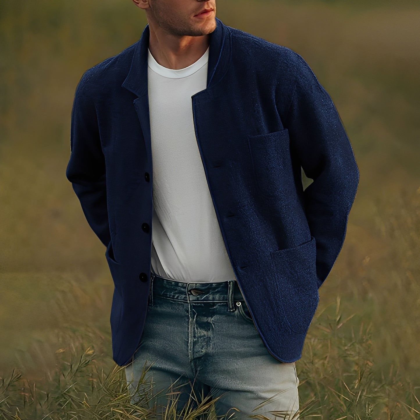 Santiago - Klassische Jacke mit Taschen für Herren