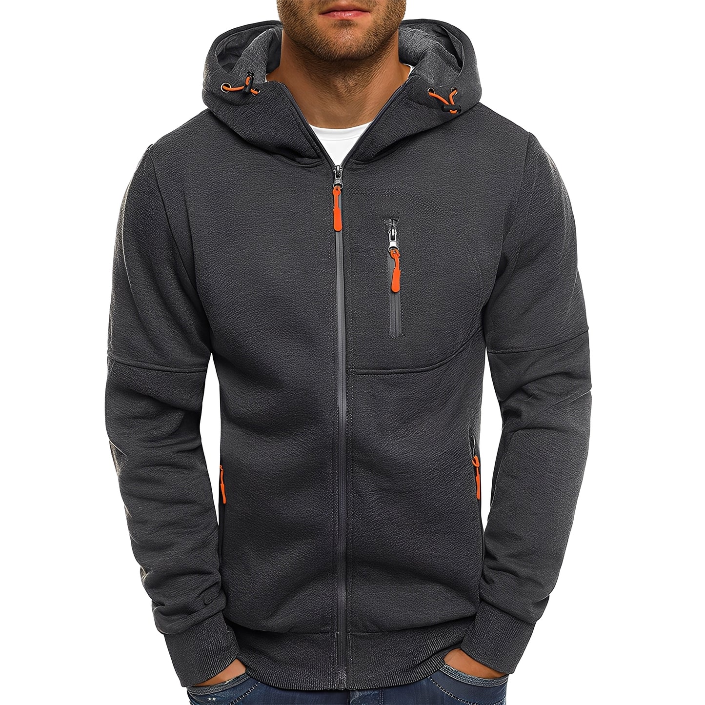 Lowell - Lässige, stylische Kapuzenjacke für Herren