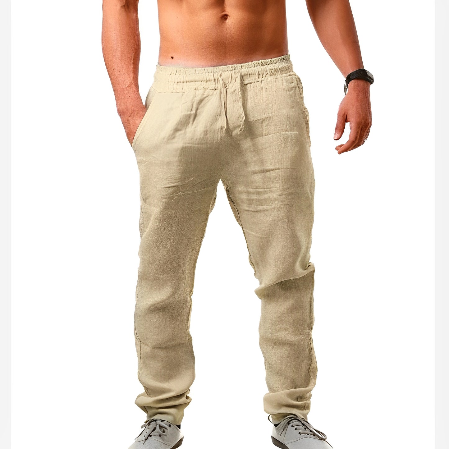 Chandler - Casula lockere Sommerleinenhose für Herren