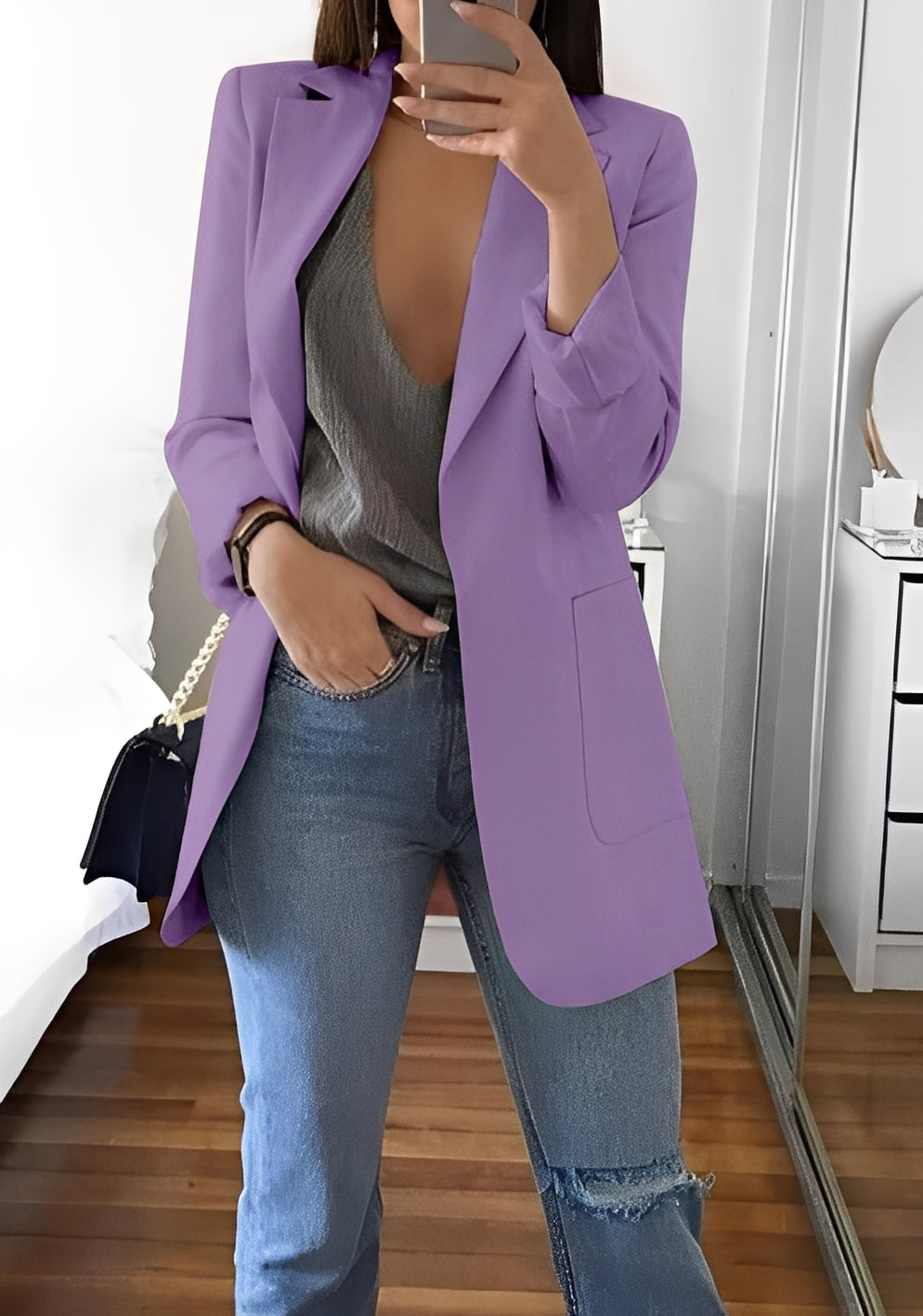 Stephanie - Stilvoller, schmal geschnittener Blazer für Damen