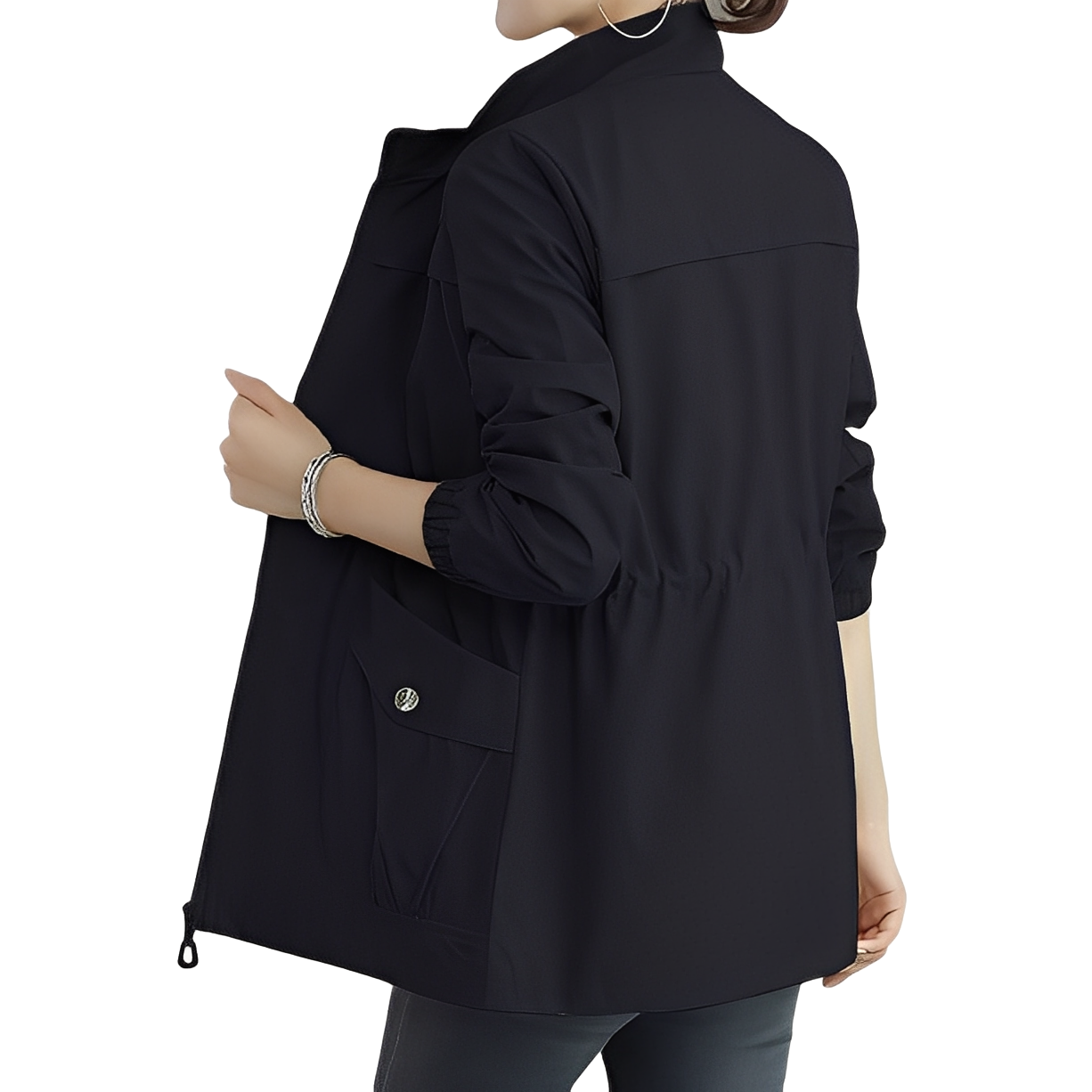 Gwenda - Stilvolle Jacke mit verstellbarer Taille für Damen