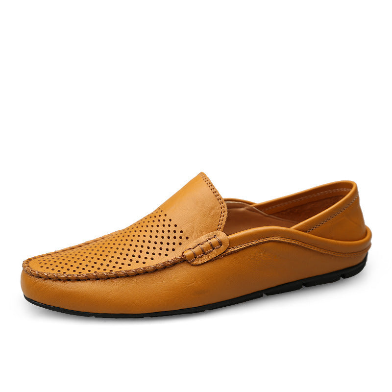 Edric - Formelle, bequeme Leder-Slipper für Herren