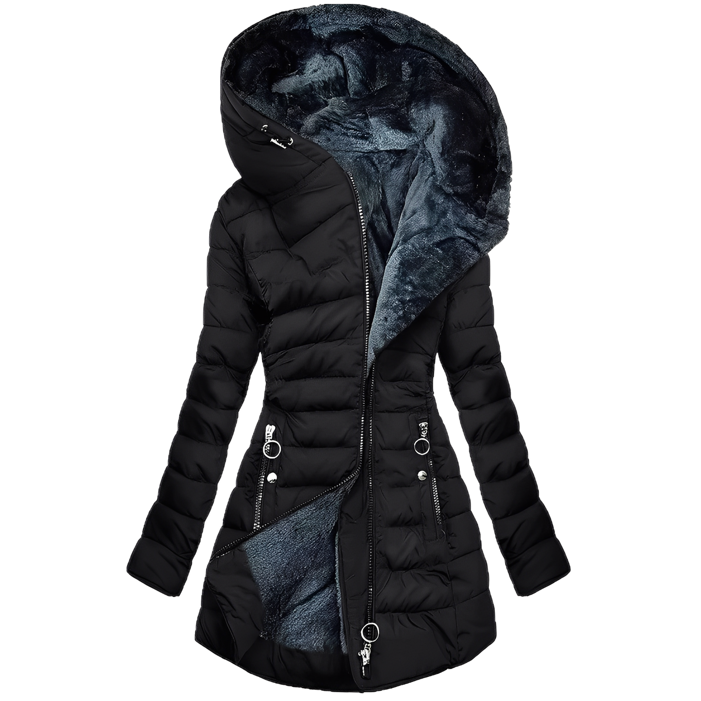 Jasmine - Moderne Winterjacke mit Kapuze für Damen