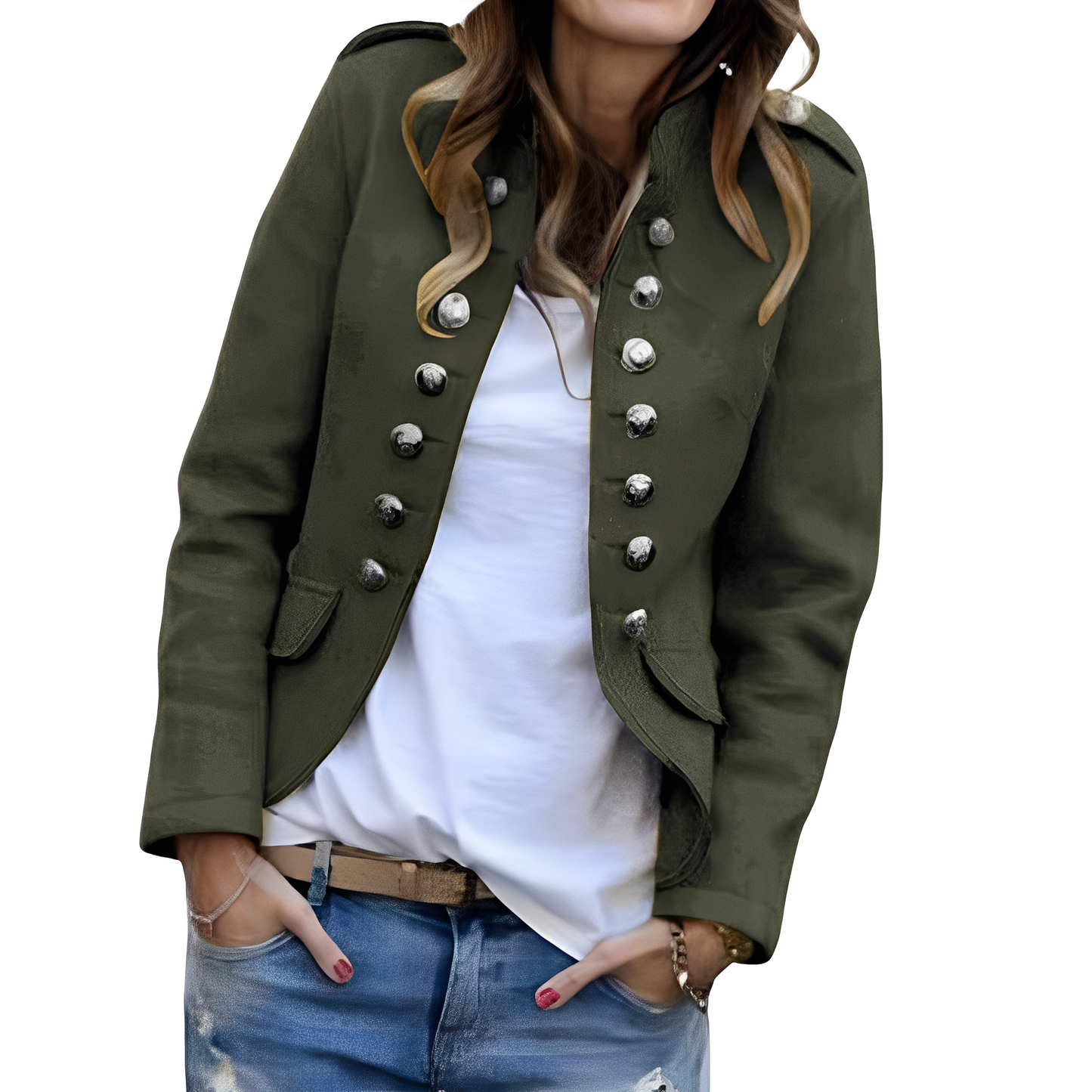 Rhoda - Stilvoller Blazer mit Stehkragen für Damen