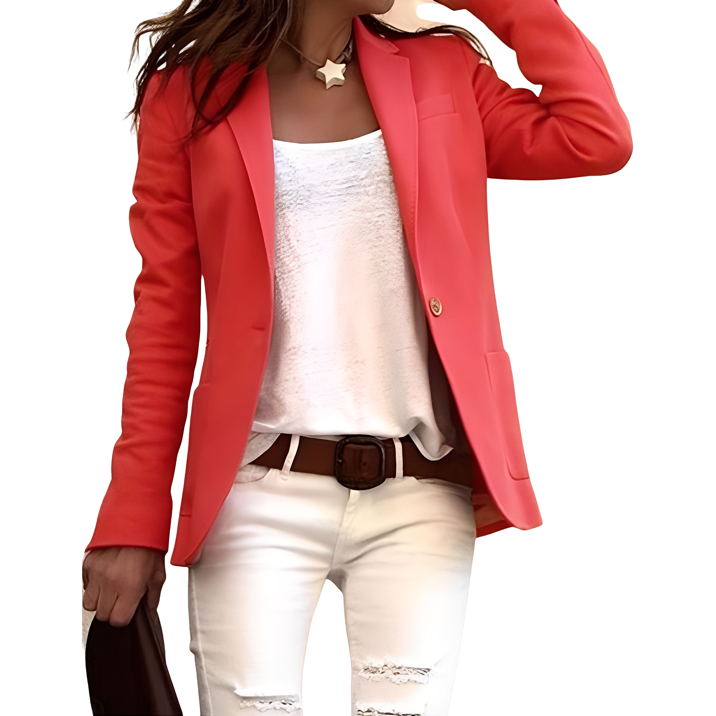 Heather - Lässiger Blazer mit Revers für Damen