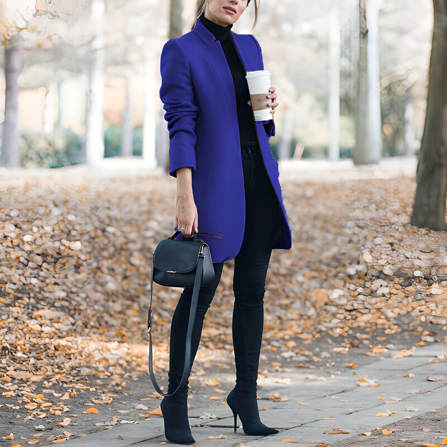 Jazmin - Lässiger, farbenfroher Wollblazer für Damen