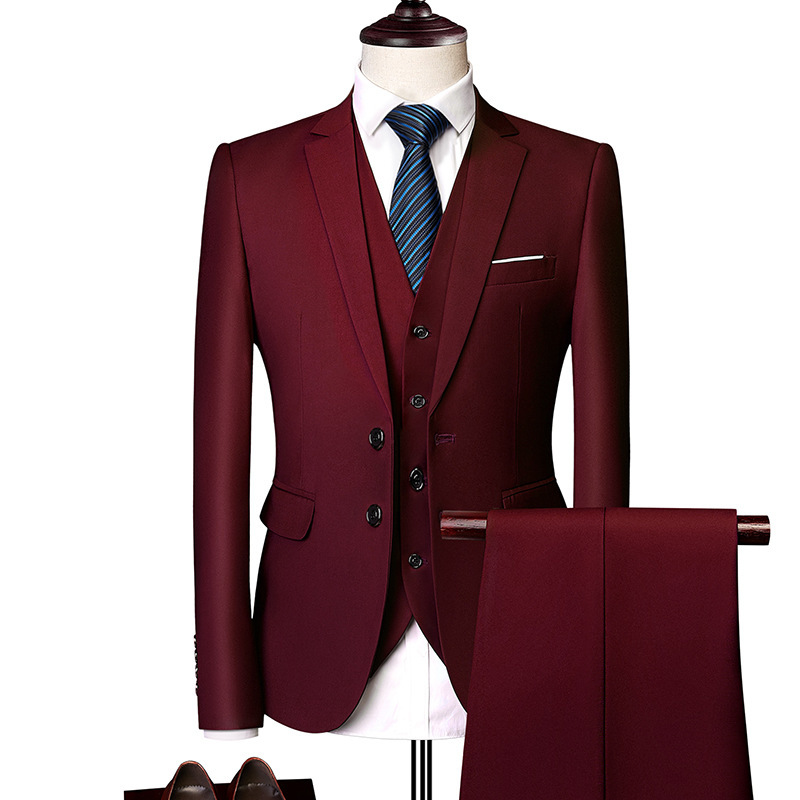 Norman - Modernes 3-teiliges Anzugset für Herren