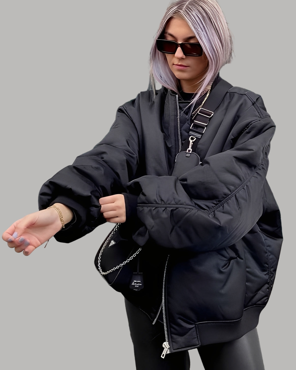 Coleen - Lässige Oversize-Bomberjacke für Damen