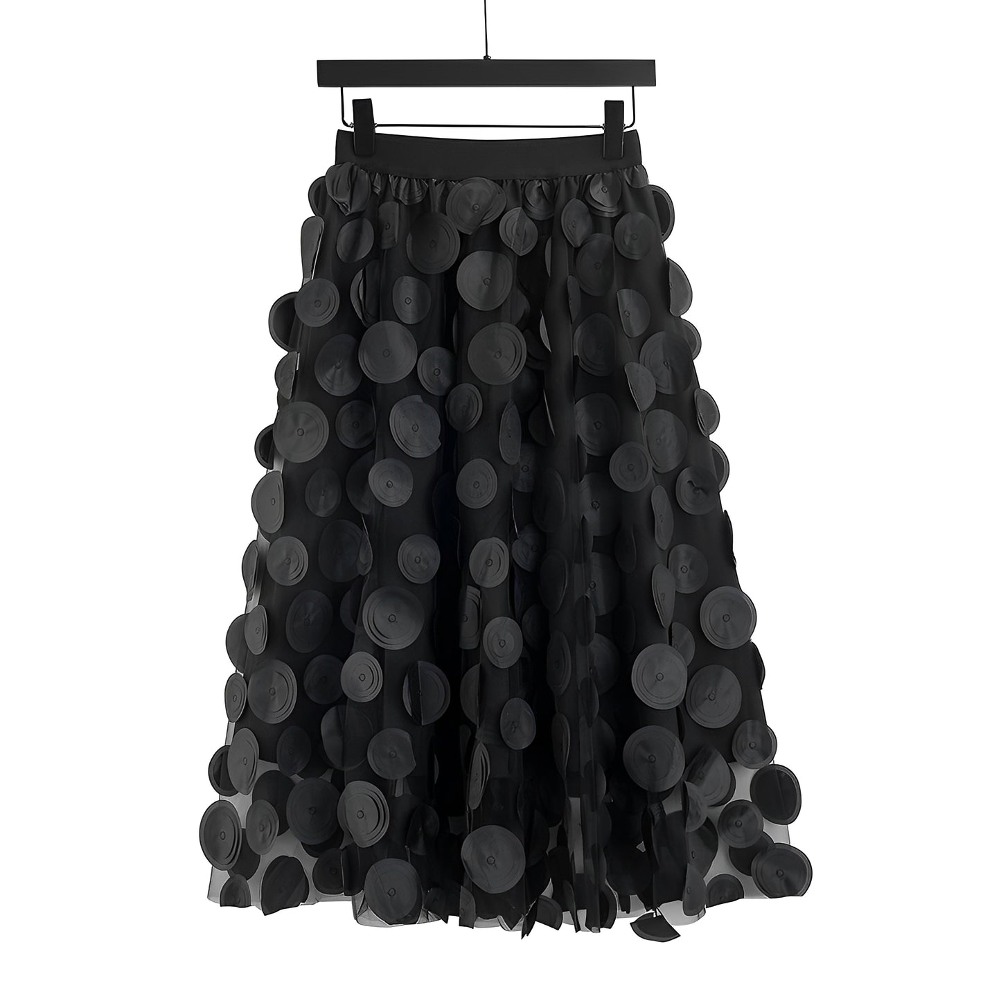 Haylee - Stilvoller Midirock aus Mesh für Damen