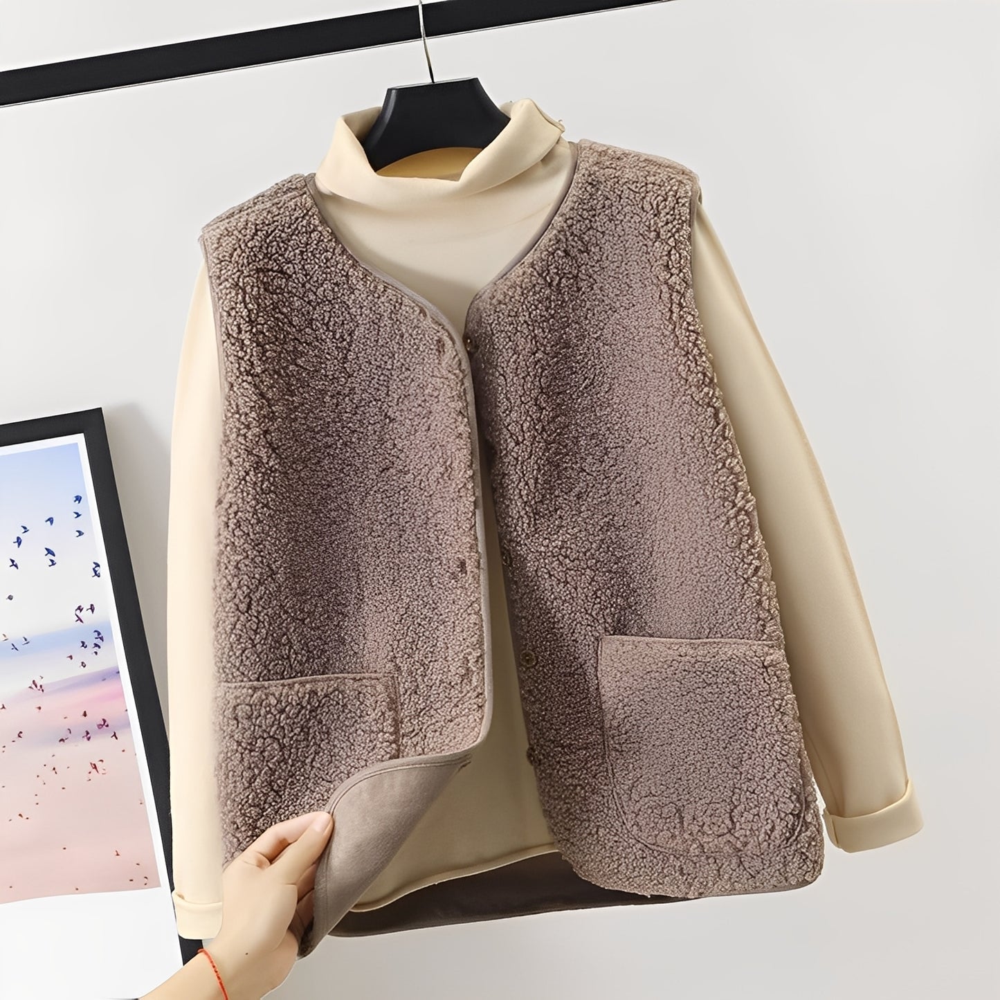 Raine - Stilvolle Plüschweste für Damen