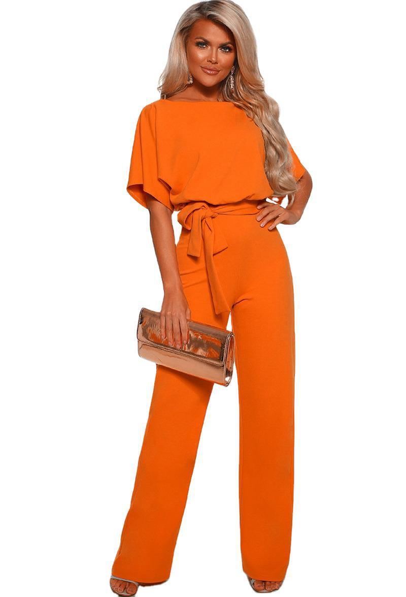 Arline - Eleganter Jumpsuit mit Gürtel für Damen