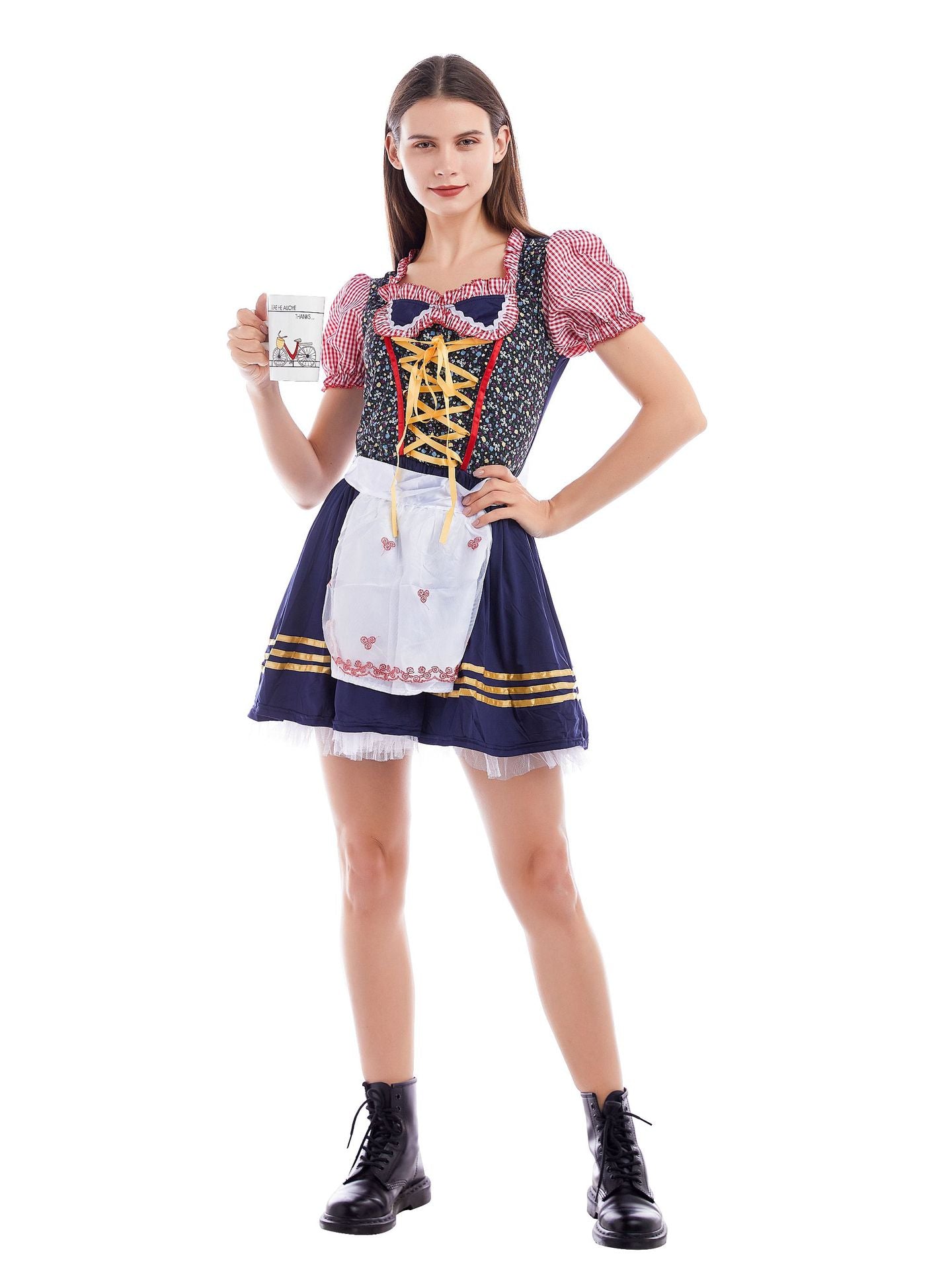 Charisse - Slim-Fit-Midikleid für Damen zum Oktoberfest