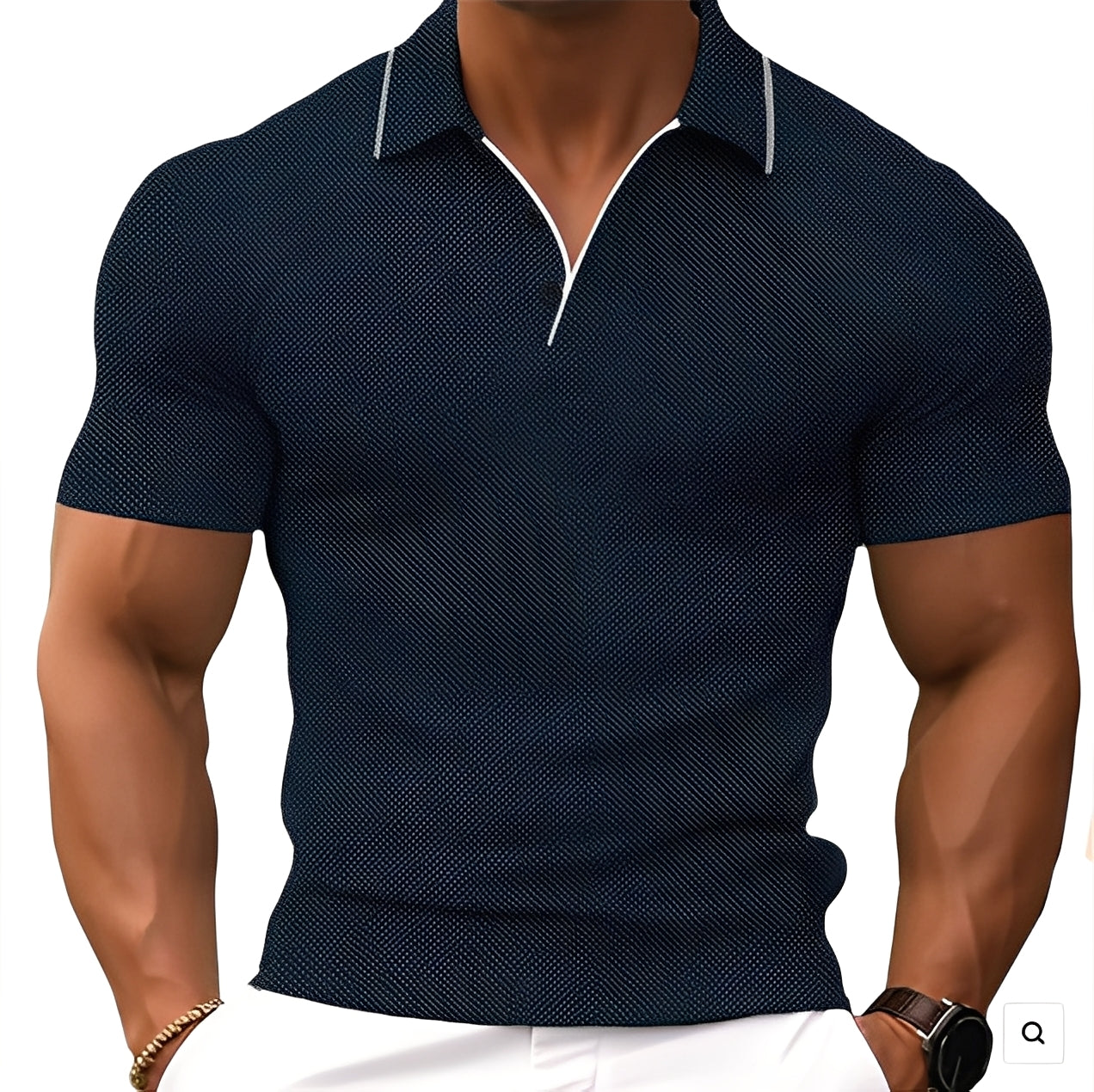 Florence - Lässiges Poloshirt mit Knöpfen für Herren