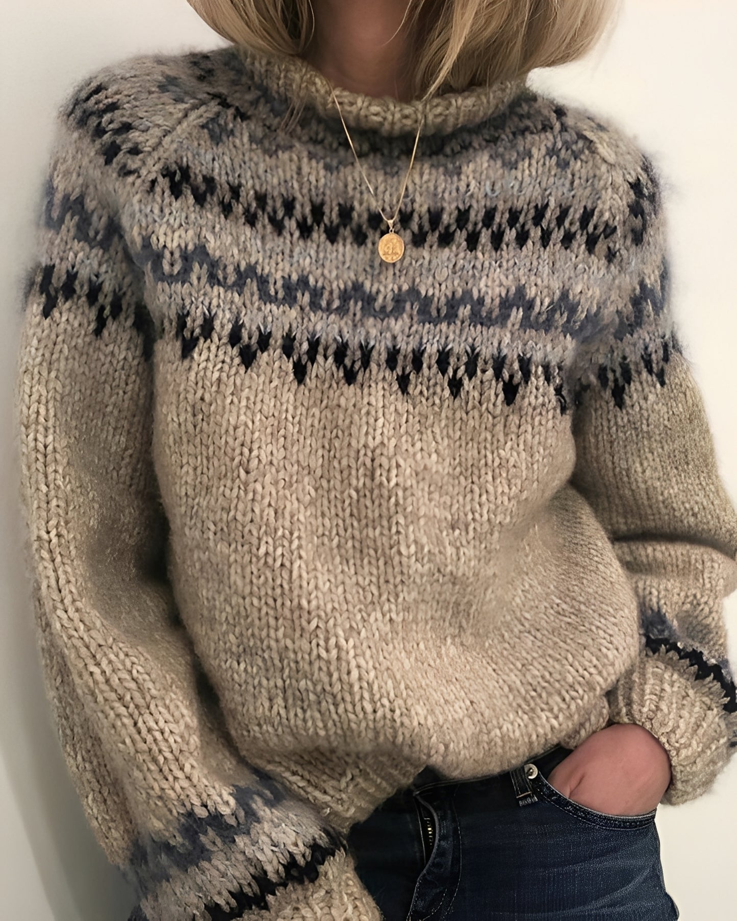 Layne - Stilvoller Strickpullover mit Rollkragen für Damen