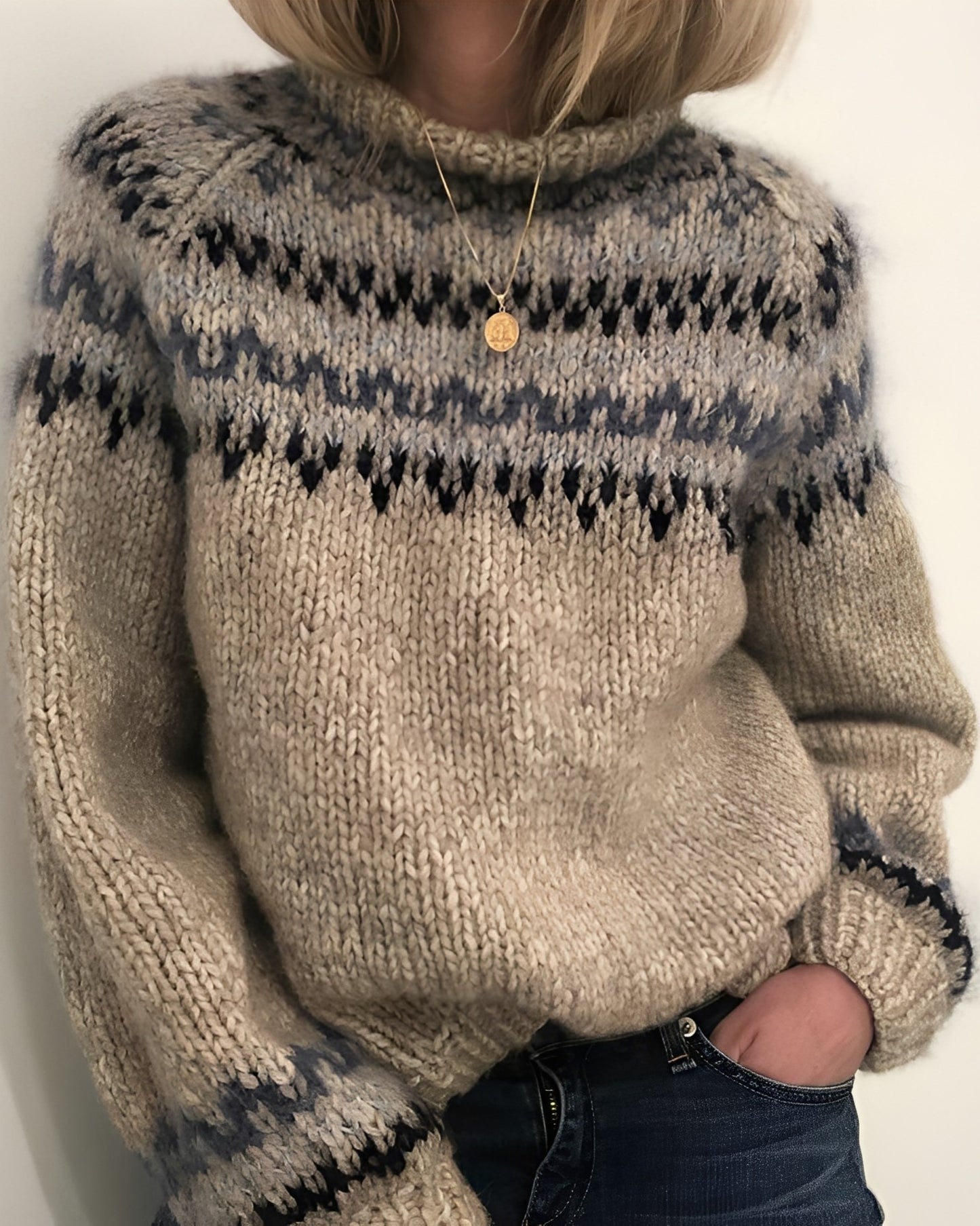 Armani - Warmer Pullover mit Rollkragen für Damen