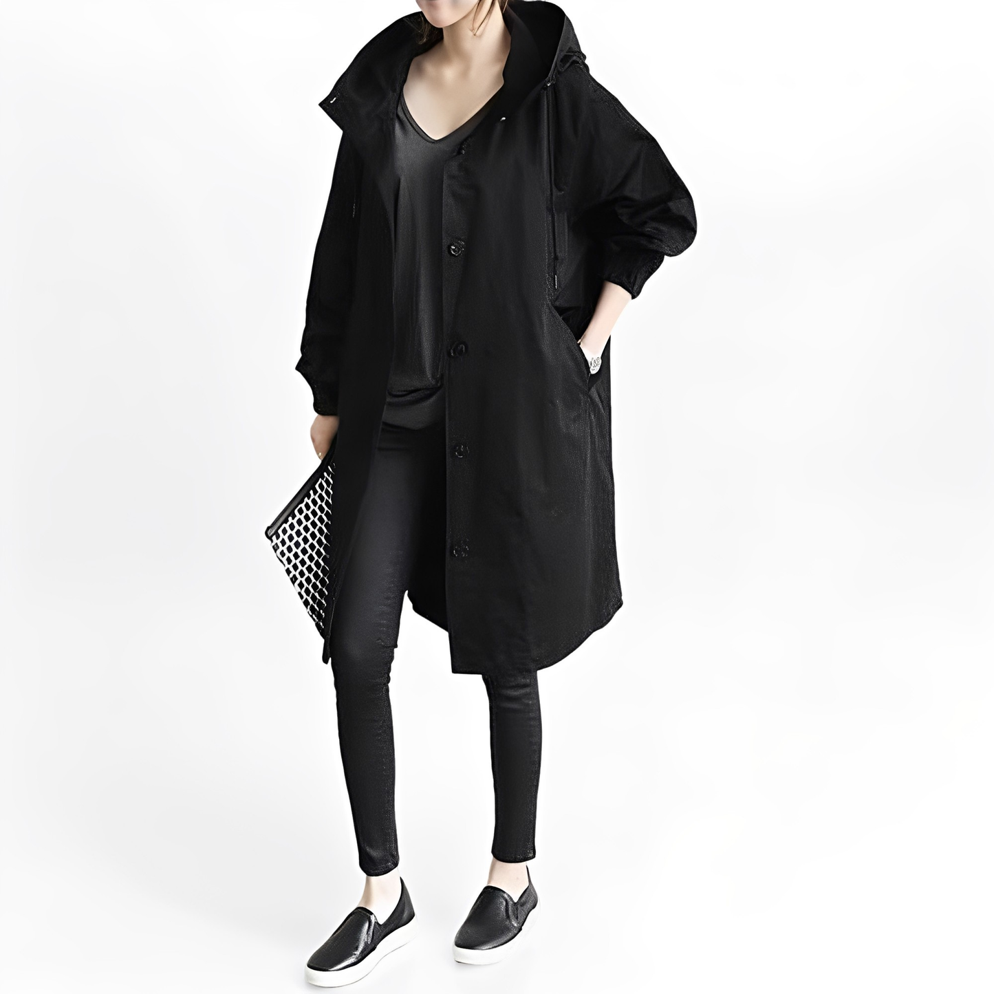 Giselle - Wasserdichte Regenjacke mit Kapuze für Damen
