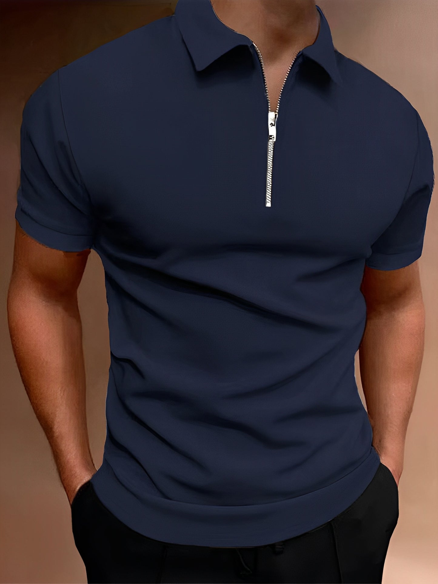 Carl - Lässiges Poloshirt mit Reißverschluss für Herren