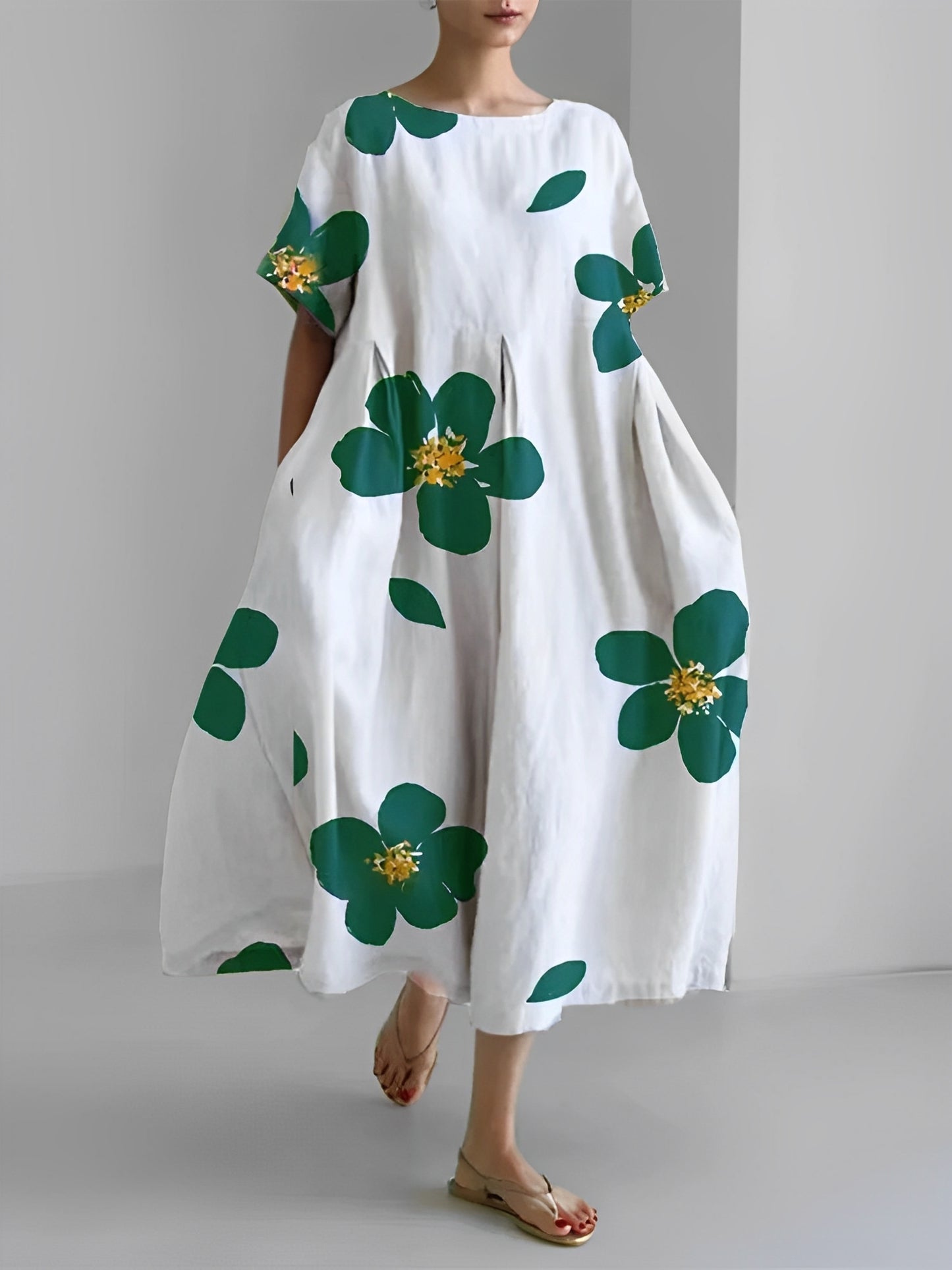 Xavia - Lässiges, lockeres Kleid mit Print für Damen