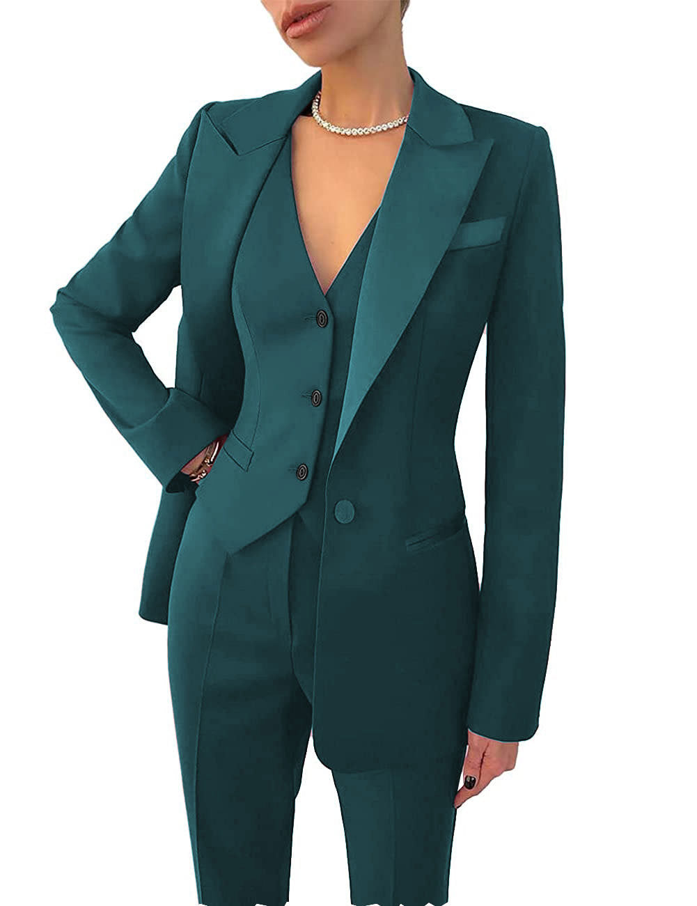 Keanna - Formelles dreiteiliges Business-Set für Damen