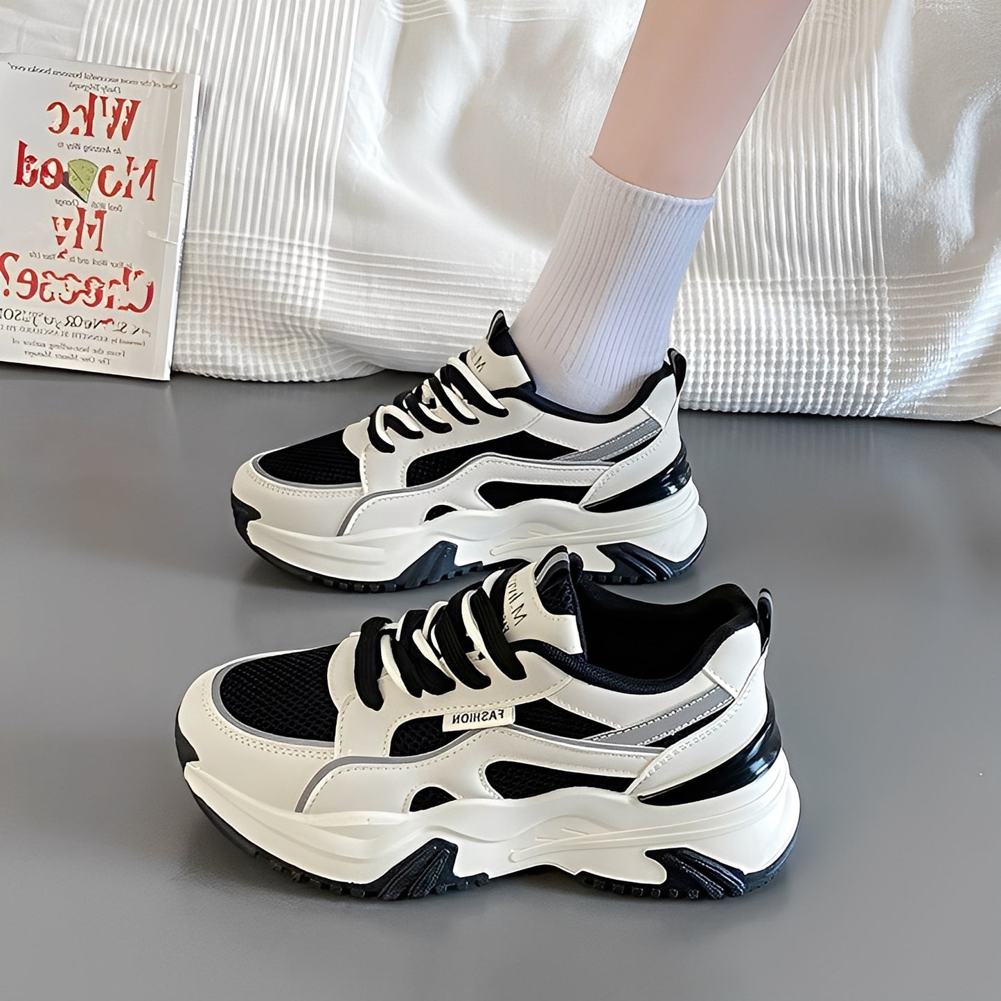 Sophie - Stilvolle Sneaker mit dicker Sohle für Damen